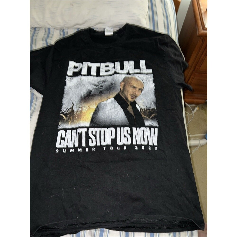 Pitbull Concert T Shirt Cant Stop Us Now Summer Tour 2022 Size M